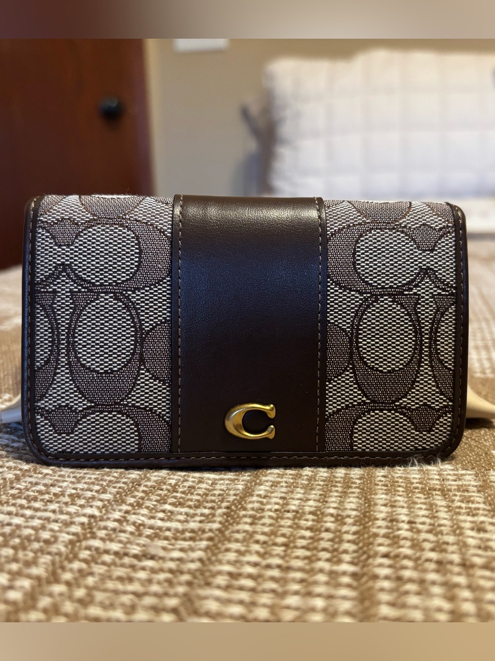 Coach Jacquard Slim Card Wallet